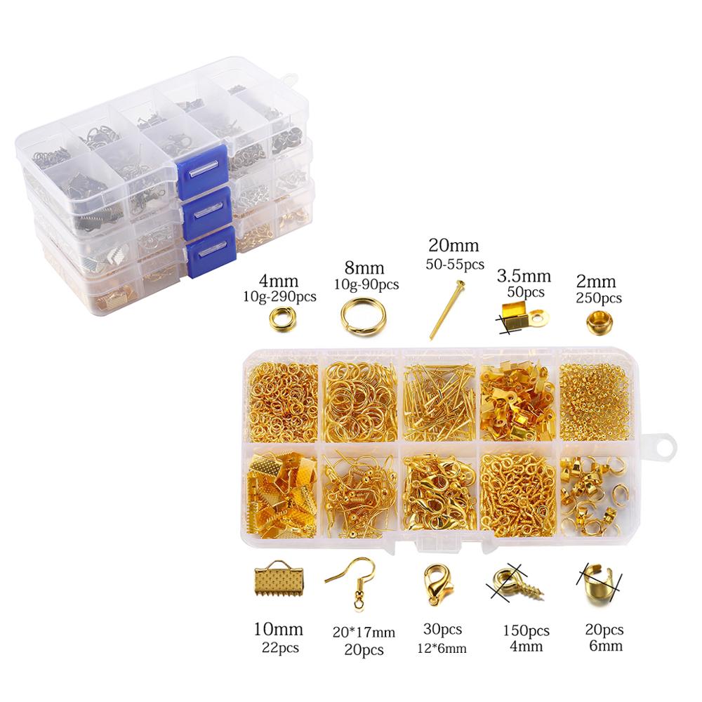 Jewelry Making Eye Pins - 970 Buah Set Pembuatan Perhiasan Melompat