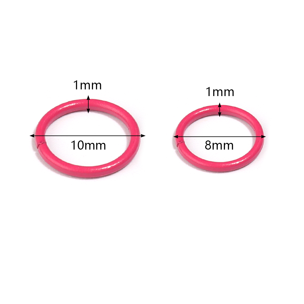 Jewelry Making Closed Jump Rings - 50 pcs Cincin Besi Terbuka 8/10mm,