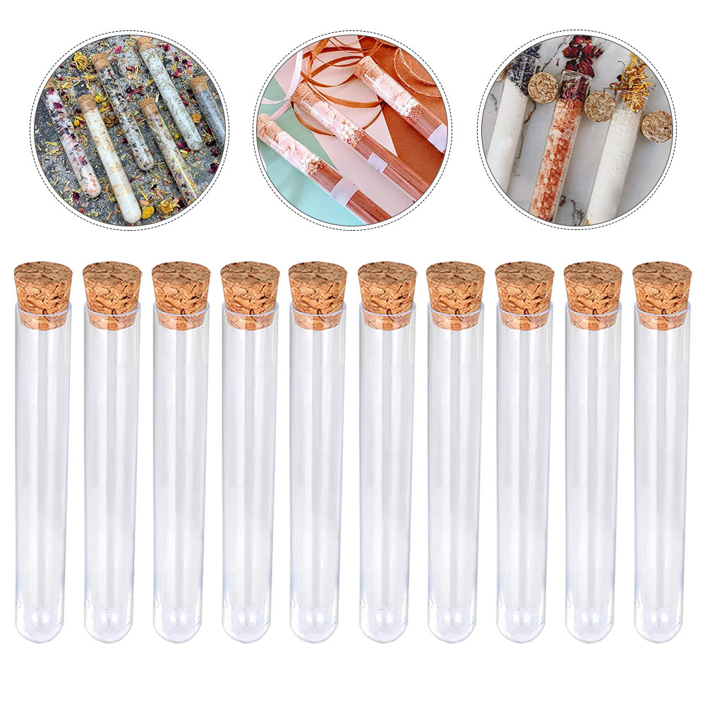 Jewelry Making Experience - 24Pcs Tabung Uji Kayu Gabus Botol