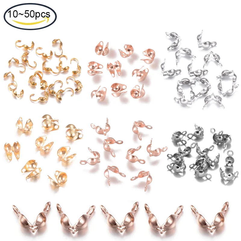 Jewelry Making Knots - 10 ~ 50 Buah Ujung Manik