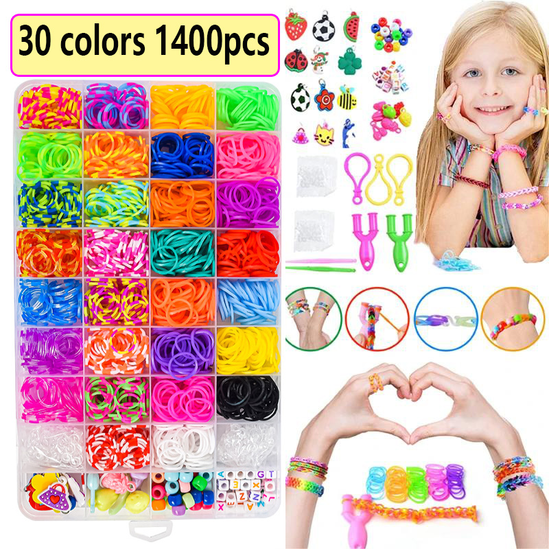 Jewelry Making Kits For Girls - Karet gelang Loom DIY buatan tangan