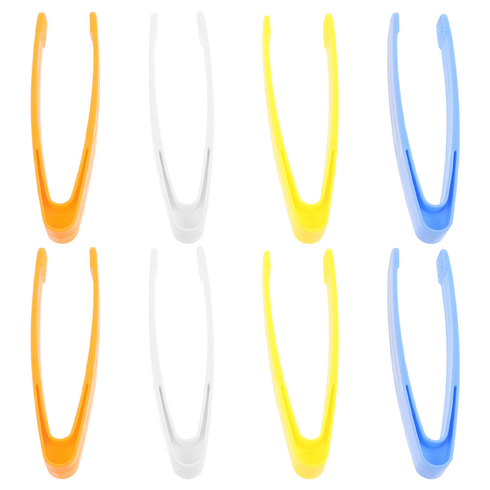 Jewelry Making Experience - 8Pcs Pinset Plastik Serbaguna Ujung Datar