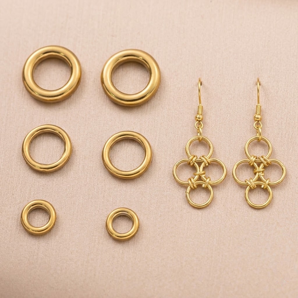 Jewelry Making Closed Jump Rings - 20 pcs Cincin Loncat Bulat Tertutup