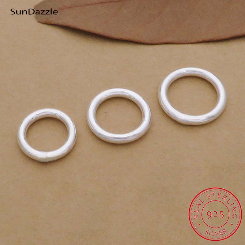 Jewelry Making Closed Jump Rings - 10 pcs Cincin Perak Sterling 925