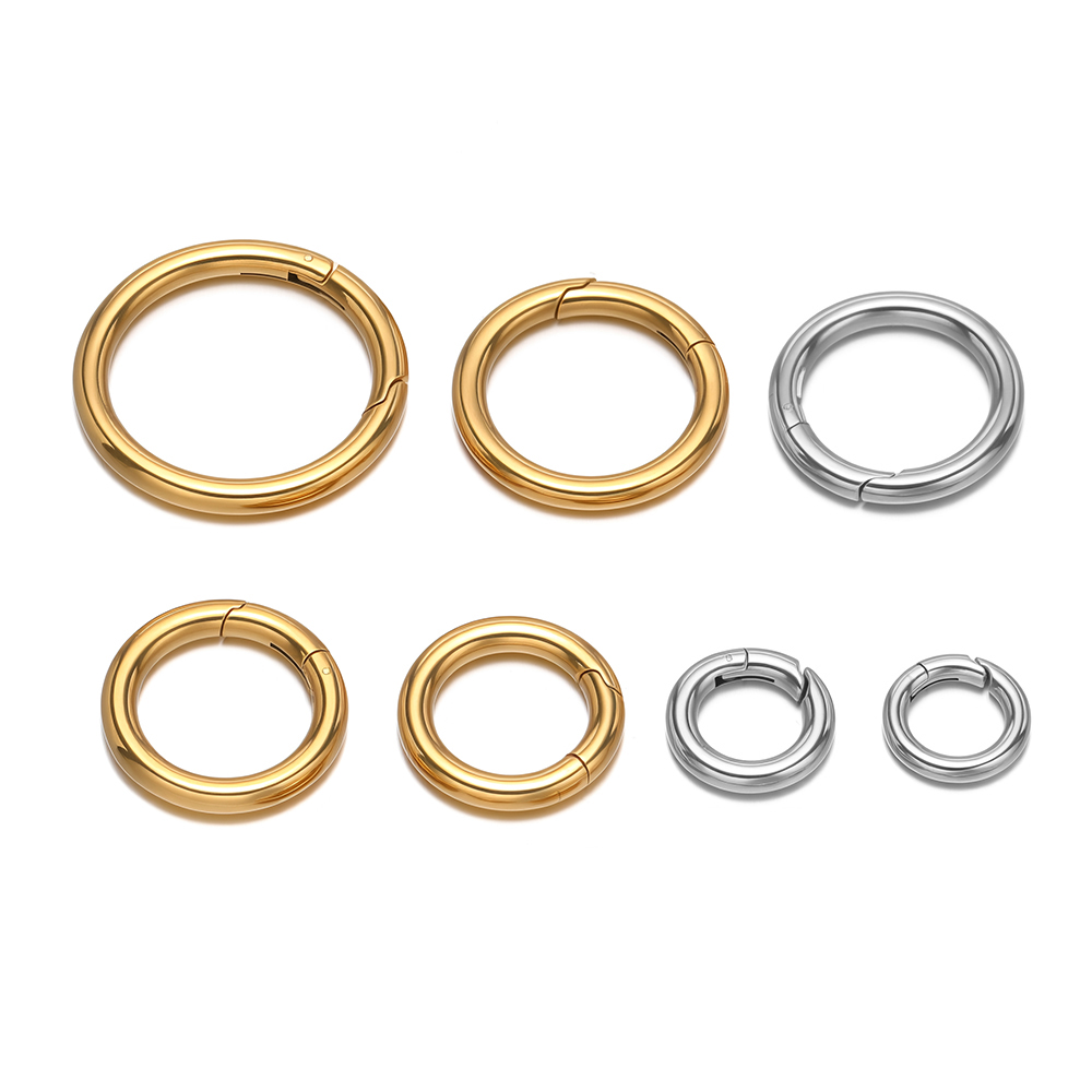 Jewelry Making School - 2Pcs/Lot Penjepit Pegas Bulat Baja Anti