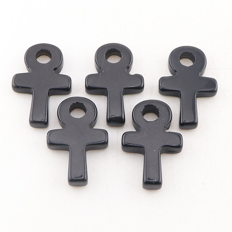 Jewelry Making Michaels - Liontin Salib Ankh Obsidian Simbol Kehidupan