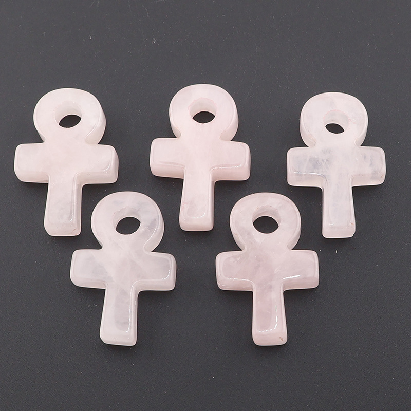 Jewelry Making Michaels - Liontin Salib Ankh Kuarsa Mawar Simbol