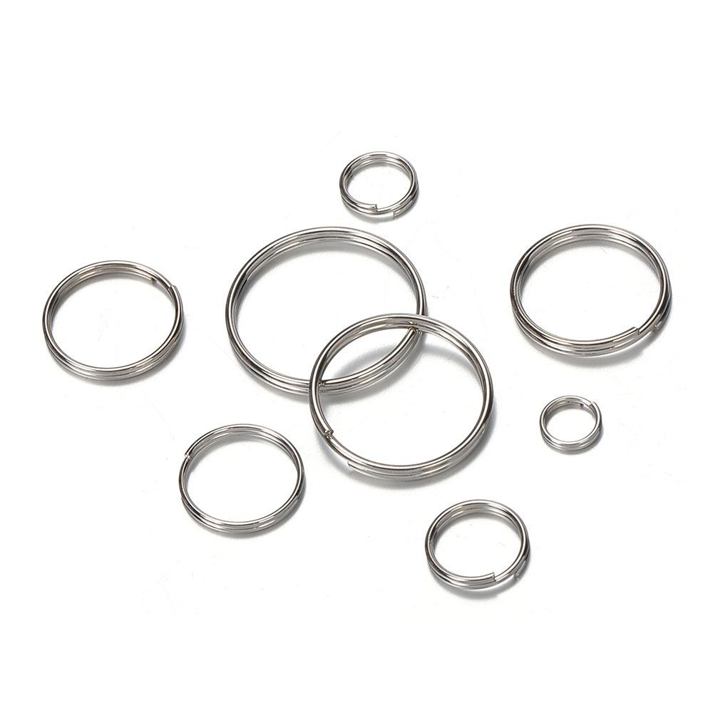 Jewelry Making Closed Jump Rings - 50 Buah 6/8/10/12/14/16/18/20Mm Konektor Gantungan Kunci