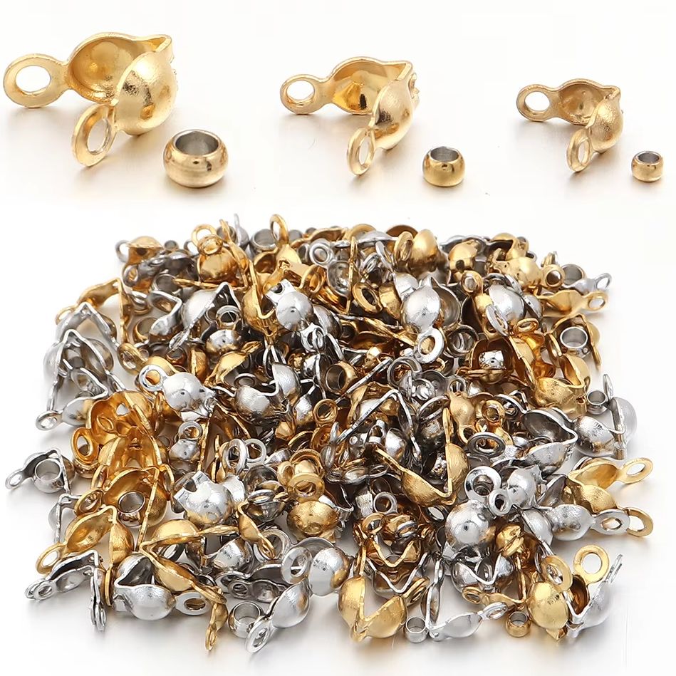 Jewelry Making Tutorial - 40-200pcs Konektor Baja Tahan Karat, Penjepit,