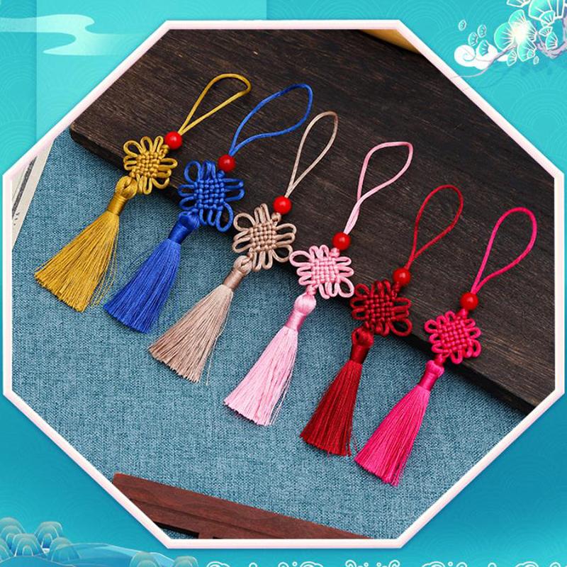 Jewelry Making Knots - 5 Buah Rumbai Sutra Simpul Cina