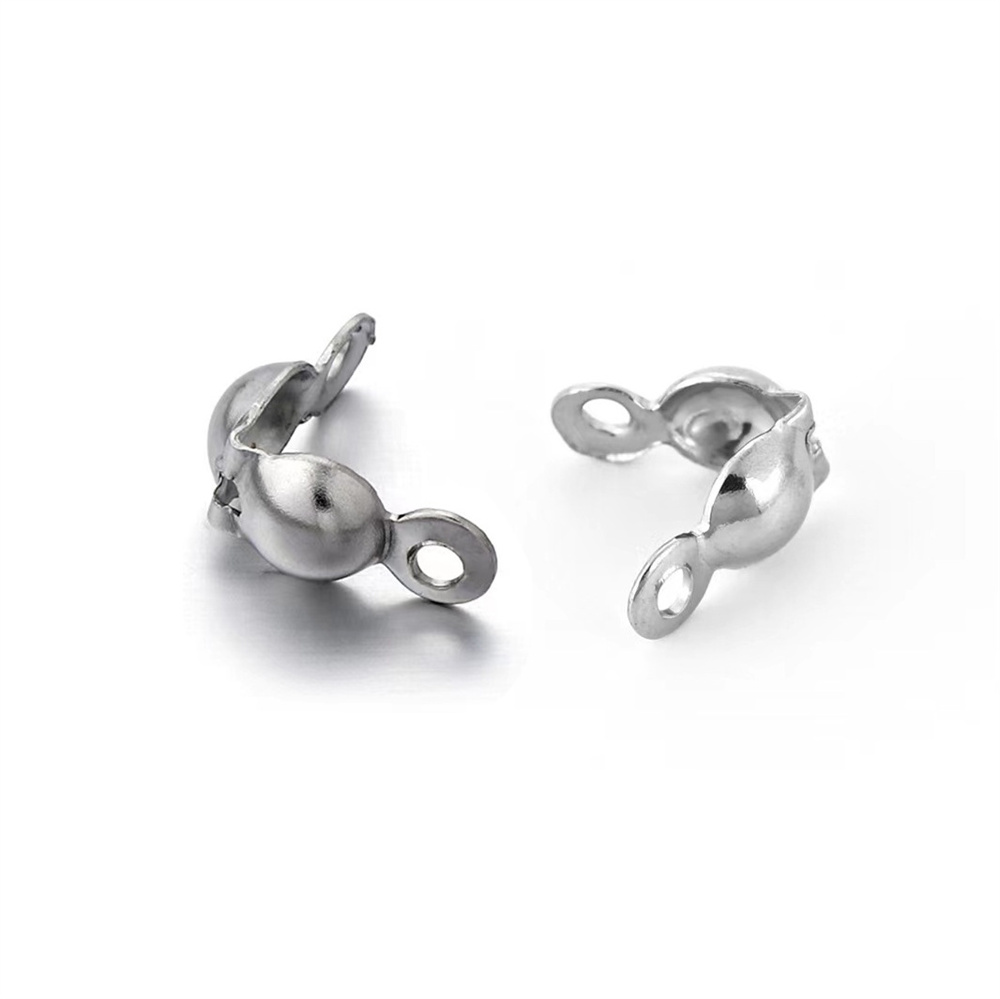 100 buah 304 ujung manik baja  - Jewelry Making Knots ulasan dan harga