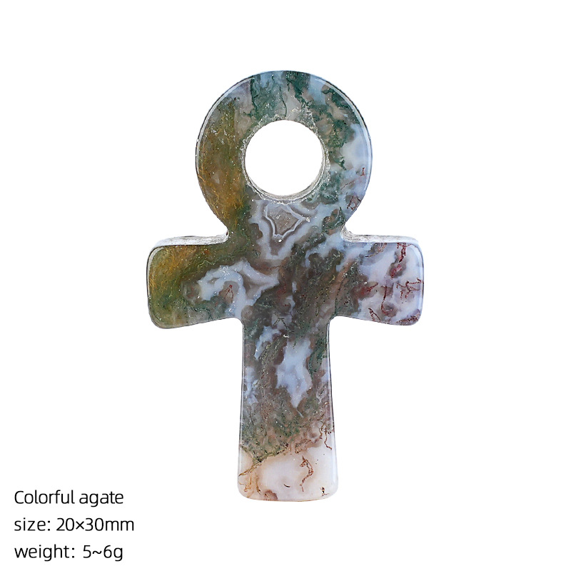 Liontin Salib Ankh Batu Akik W - Jewelry Making Michaels ulasan dan harga
