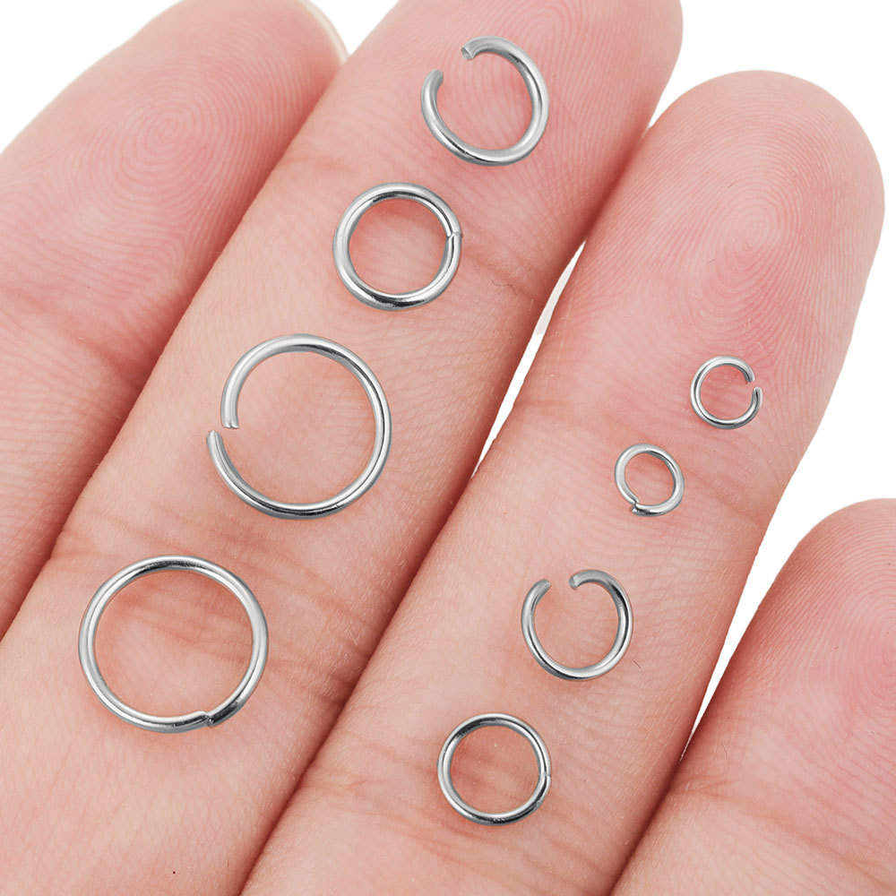 1200 pcs Cincin Lompat & Cinci - Jewelry Making Closed Jump Rings ulasan dan harga