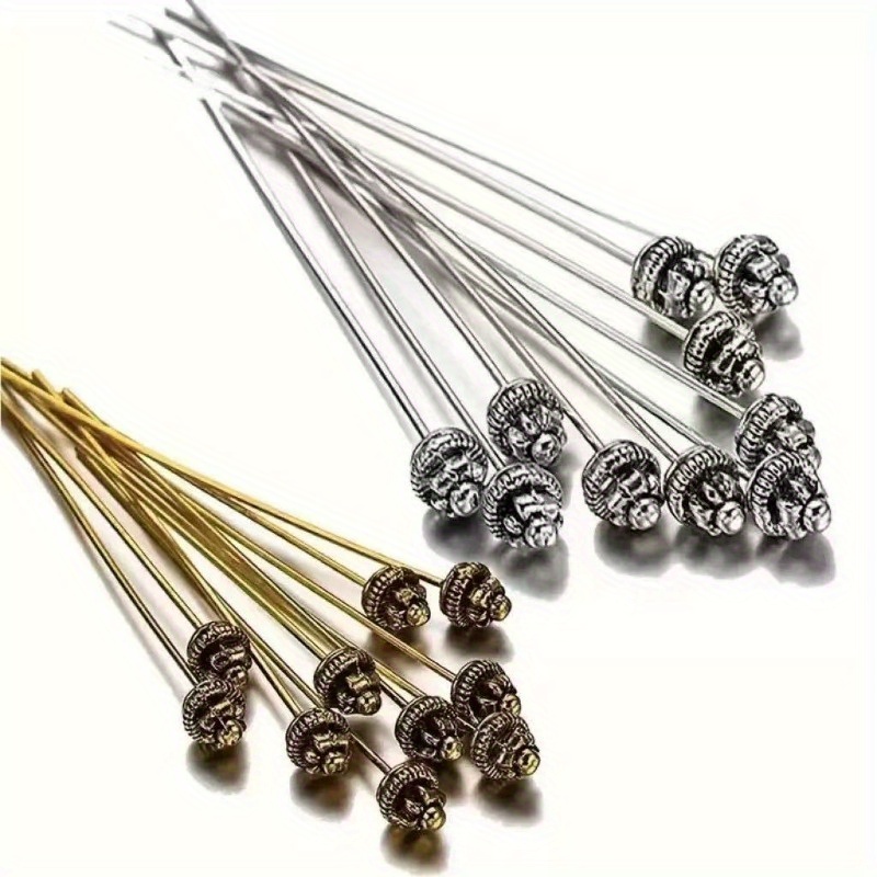 10 Buah Jarum Kepala 55Mm/2.17 - Jewelry Making Jig ulasan dan harga