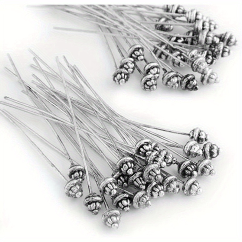 10 Buah Jarum Kepala 55Mm/2.17 - Jewelry Making Jig ulasan dan harga