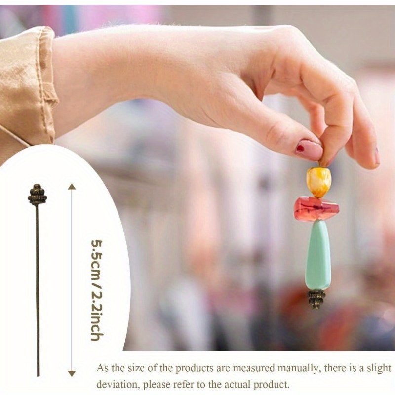 10 Buah Jarum Kepala 55Mm/2.17 - Jewelry Making Jig ulasan dan harga
