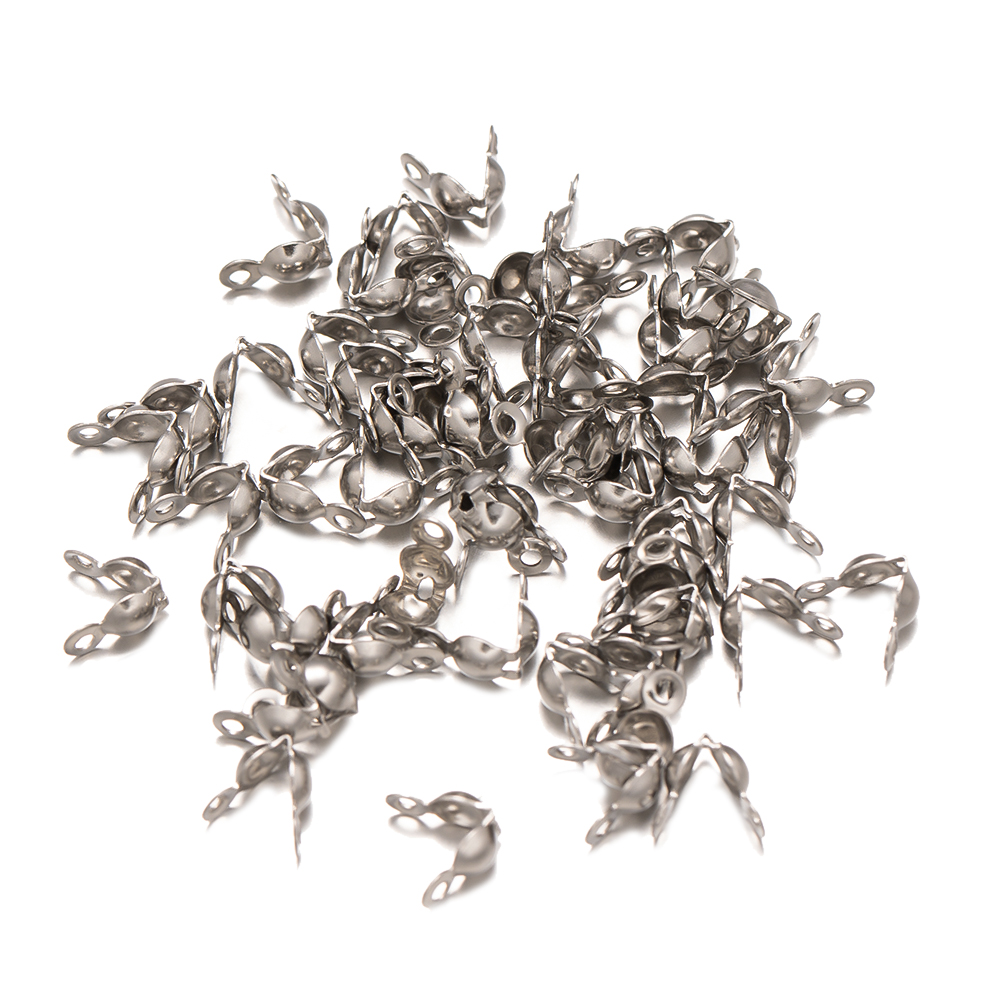 100 buah ujung manik-manik baj - Jewelry Making Knots ulasan dan harga