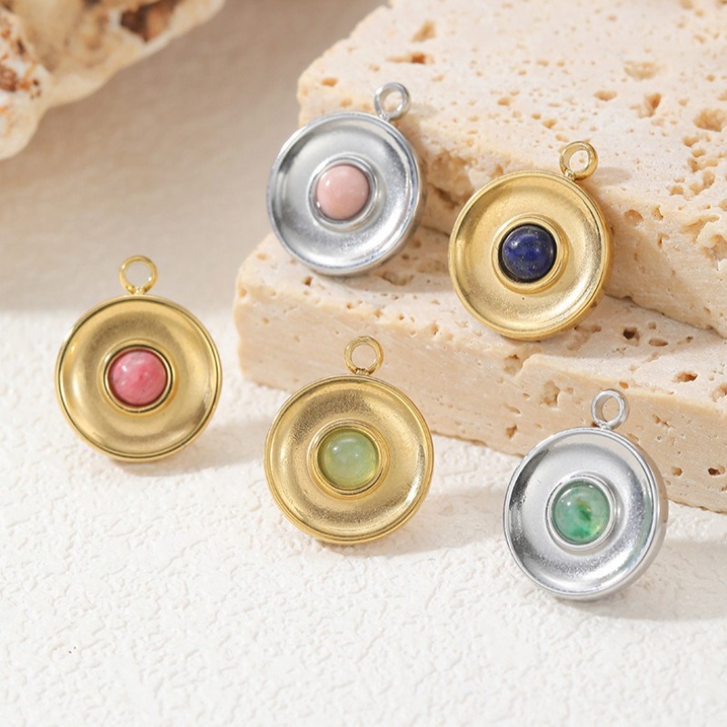 6 buah liontin cabochon batu m - Jewelry Making Michaels ulasan dan harga