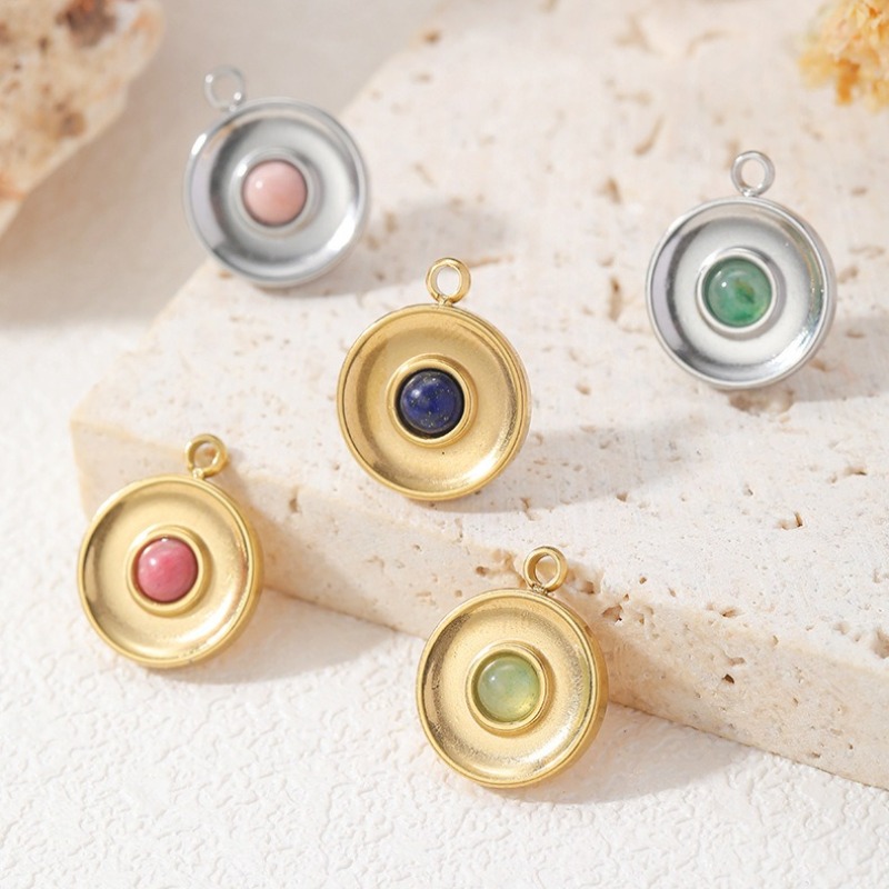 6 buah liontin cabochon batu m - Jewelry Making Michaels ulasan dan harga