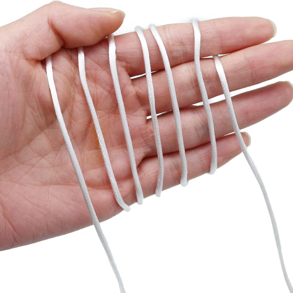 Benang Sutra Satin Nylon 0.8/1 - Jewelry Making Knots ulasan dan harga