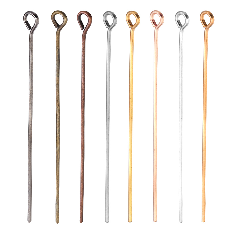 200 buah/Lot 20/26/30/35/40/45 - Jewelry Making Eye Pins ulasan dan harga
