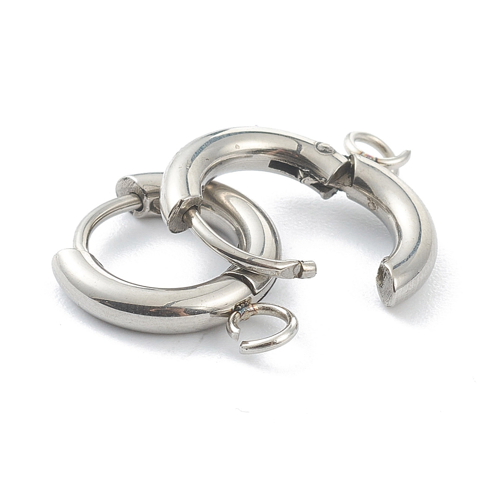 10 Buah Kait Anting Huggie Baj - Jewelry Making Knots ulasan dan harga
