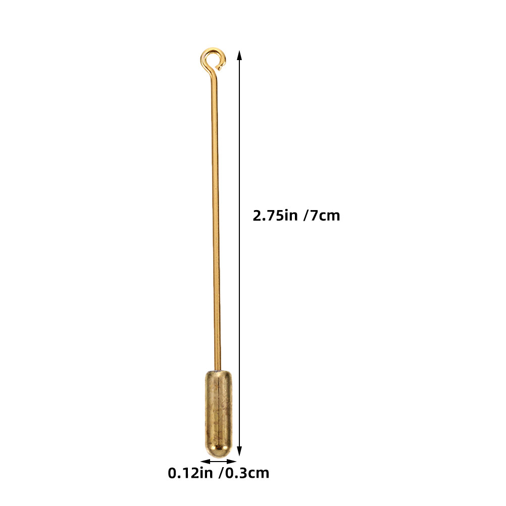 30 Buah Alas Bros Tembaga 70Mm - Jewelry Making Eye Pins ulasan dan harga