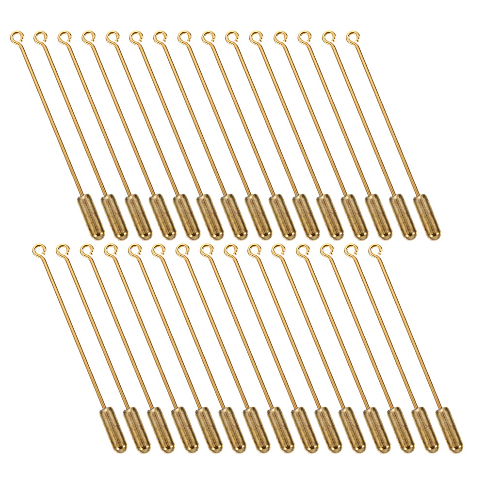 30 Buah Alas Bros Tembaga 70Mm - Jewelry Making Eye Pins ulasan dan harga