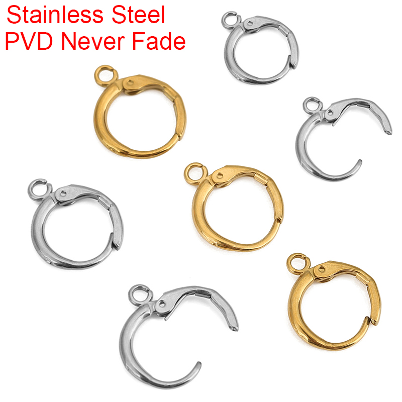 10 Buah Kait Anting Baja Tahan - Jewelry Making School ulasan dan harga