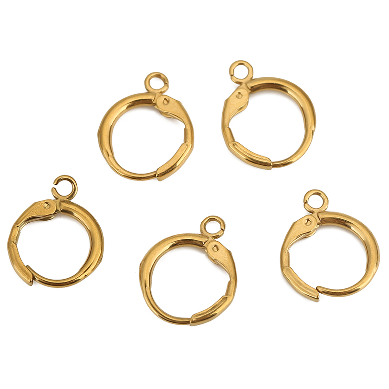 10 Buah Kait Anting Baja Tahan - Jewelry Making School ulasan dan harga