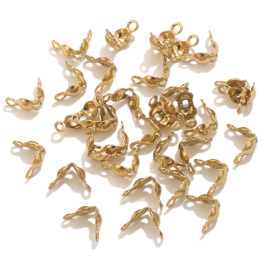 50 Buah PVD Berlapis Emas Baja - Jewelry Making Metals ulasan dan harga