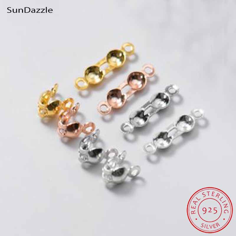 4pcs Manik-manik Penutup Perak - Jewelry Making School ulasan dan harga