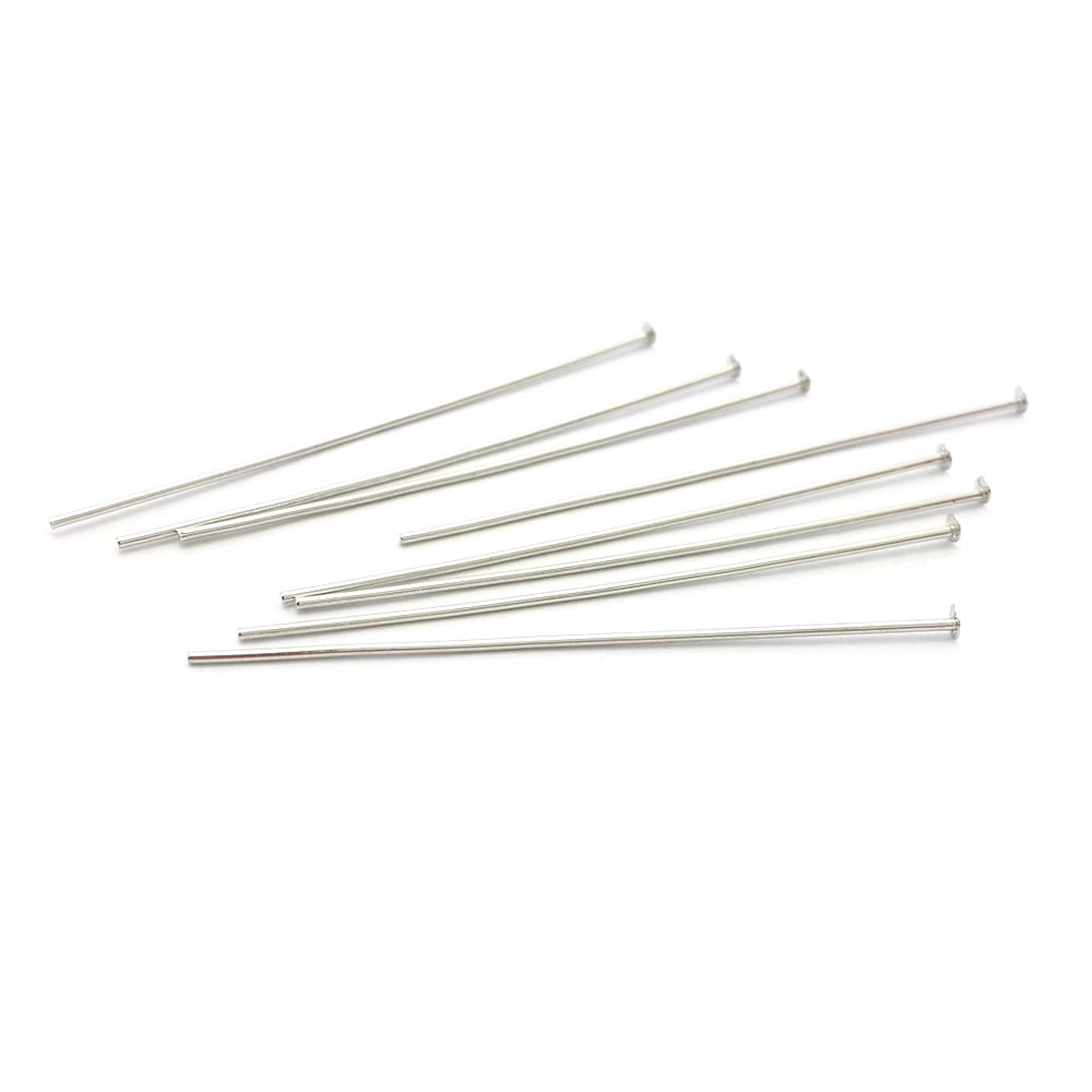 Pin pipih kuningan warna emas  - Jewelry Making Eye Pins ulasan dan harga