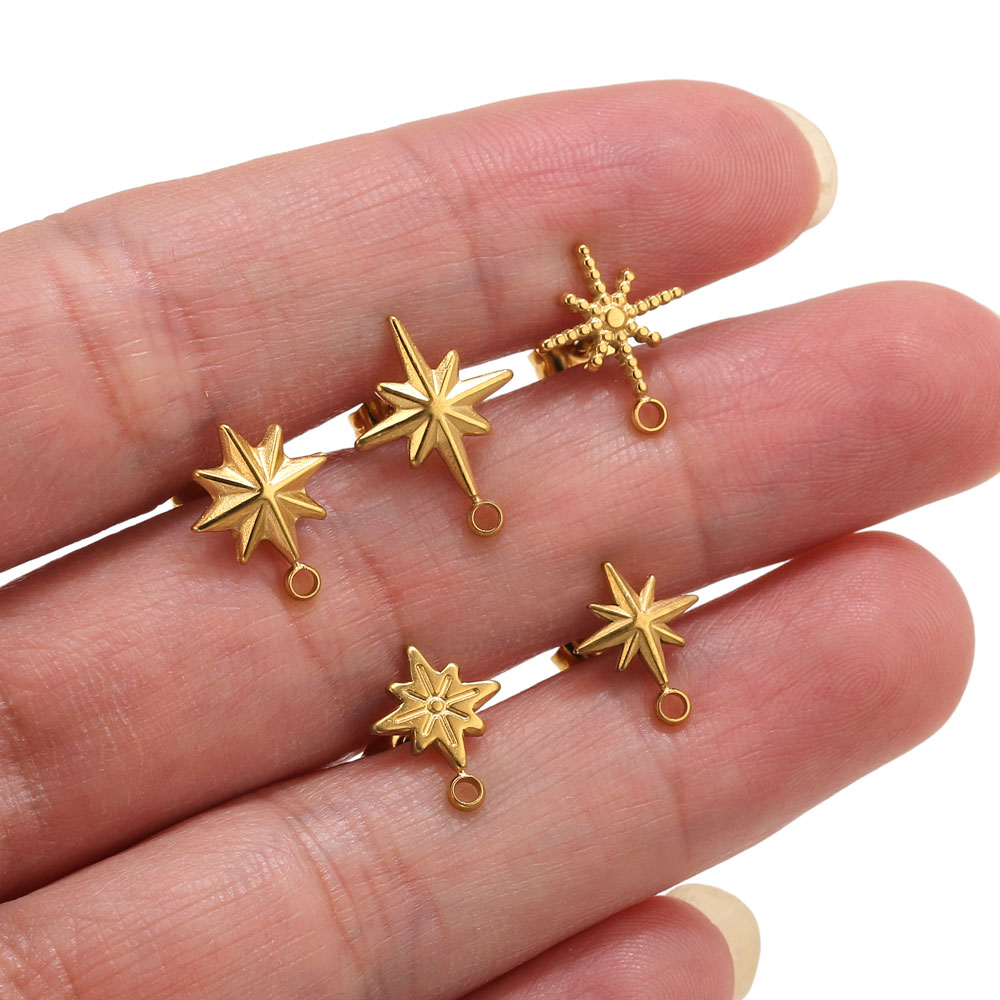 6 pcs Anting-anting Bintang St - Jewelry Making Tutorial ulasan dan harga