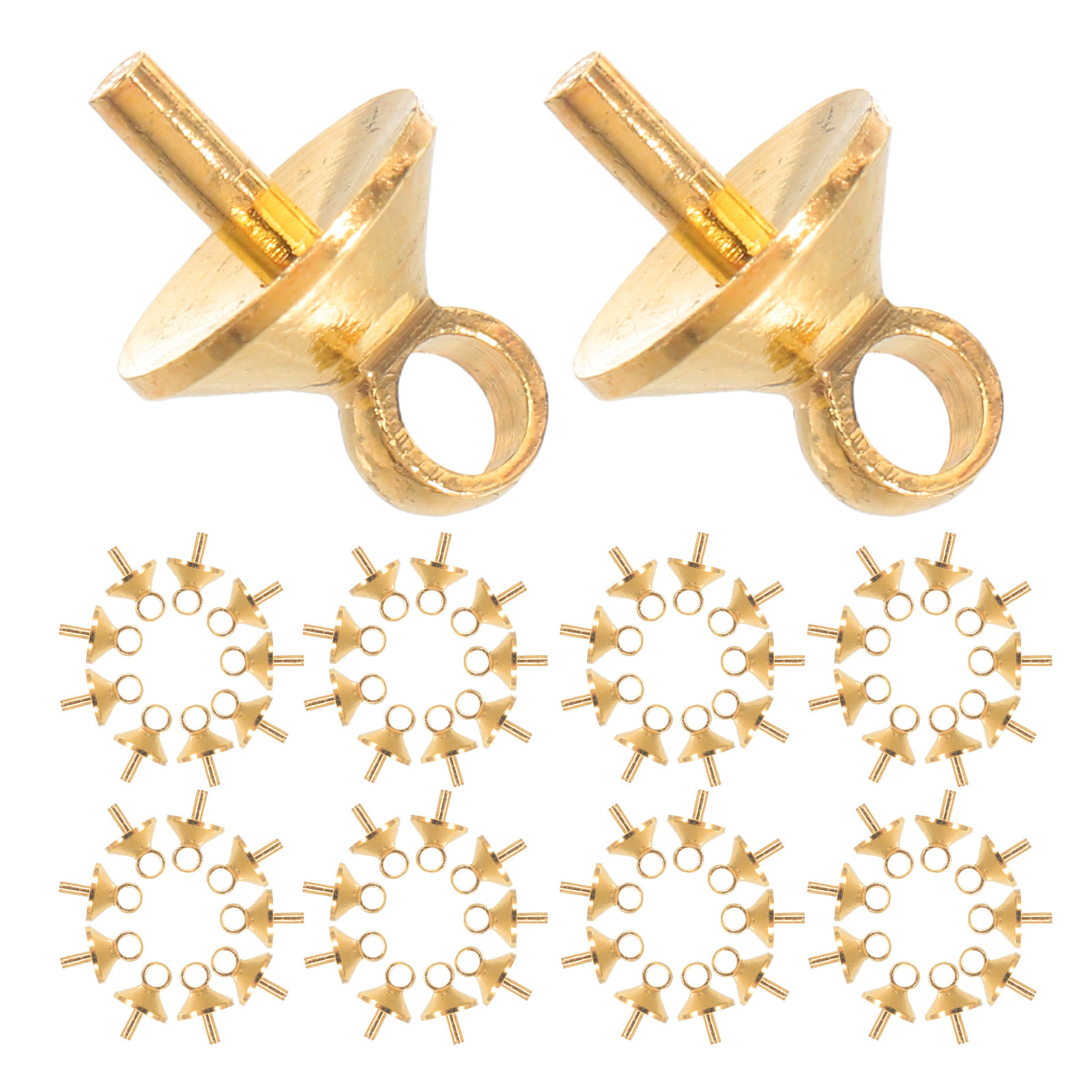 100 Buah Penjepit Mata Tembaga - Jewelry Making Eye Pins ulasan dan harga