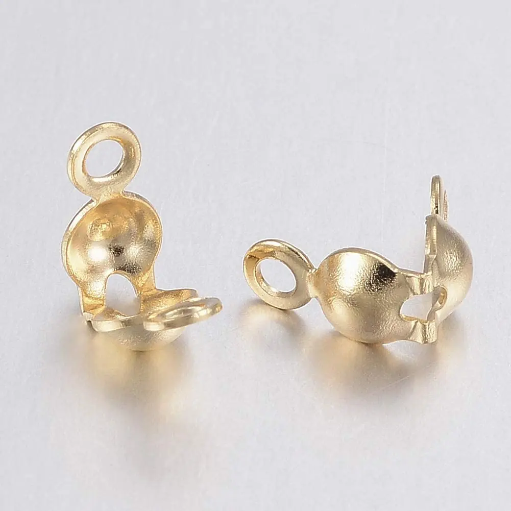 10 ~ 50 Buah Ujung Manik Baja  - Jewelry Making Knots ulasan dan harga