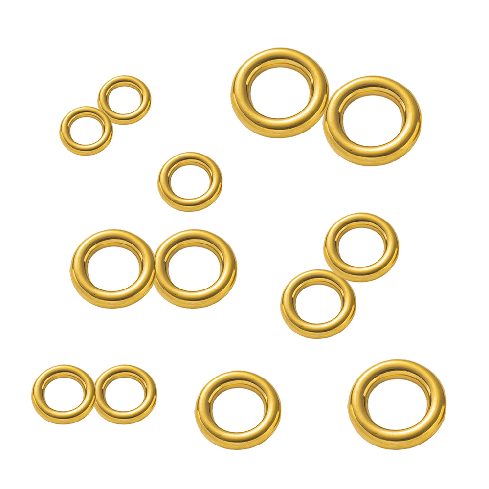 20 pcs Cincin Loncat Bulat Ter - Jewelry Making Closed Jump Rings ulasan dan harga