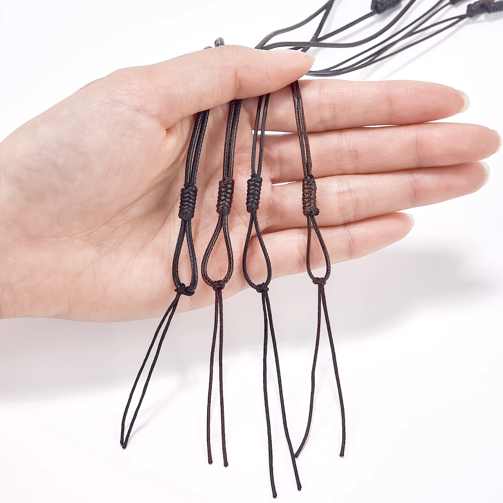1/10/50pcs 1/1.5/2mm Kalung Ch - Jewelry Making Knots ulasan dan harga
