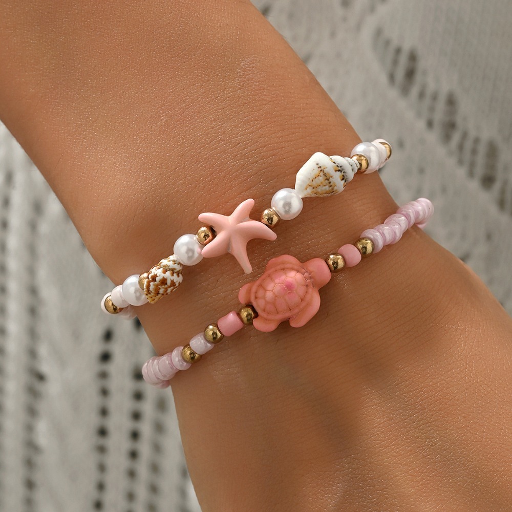 2pcs Set Gelang Keramik Manik- - Jewelry Making Kits For Girls ulasan dan harga