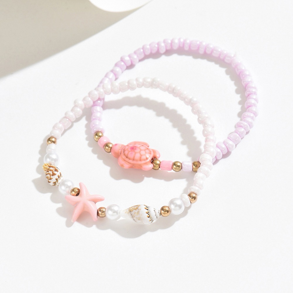 2pcs Set Gelang Keramik Manik- - Jewelry Making Kits For Girls ulasan dan harga