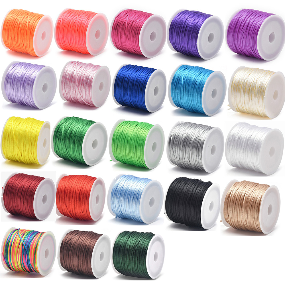Tali Rotan Satin Kerajinan 1.5 - Jewelry Making Knots ulasan dan harga
