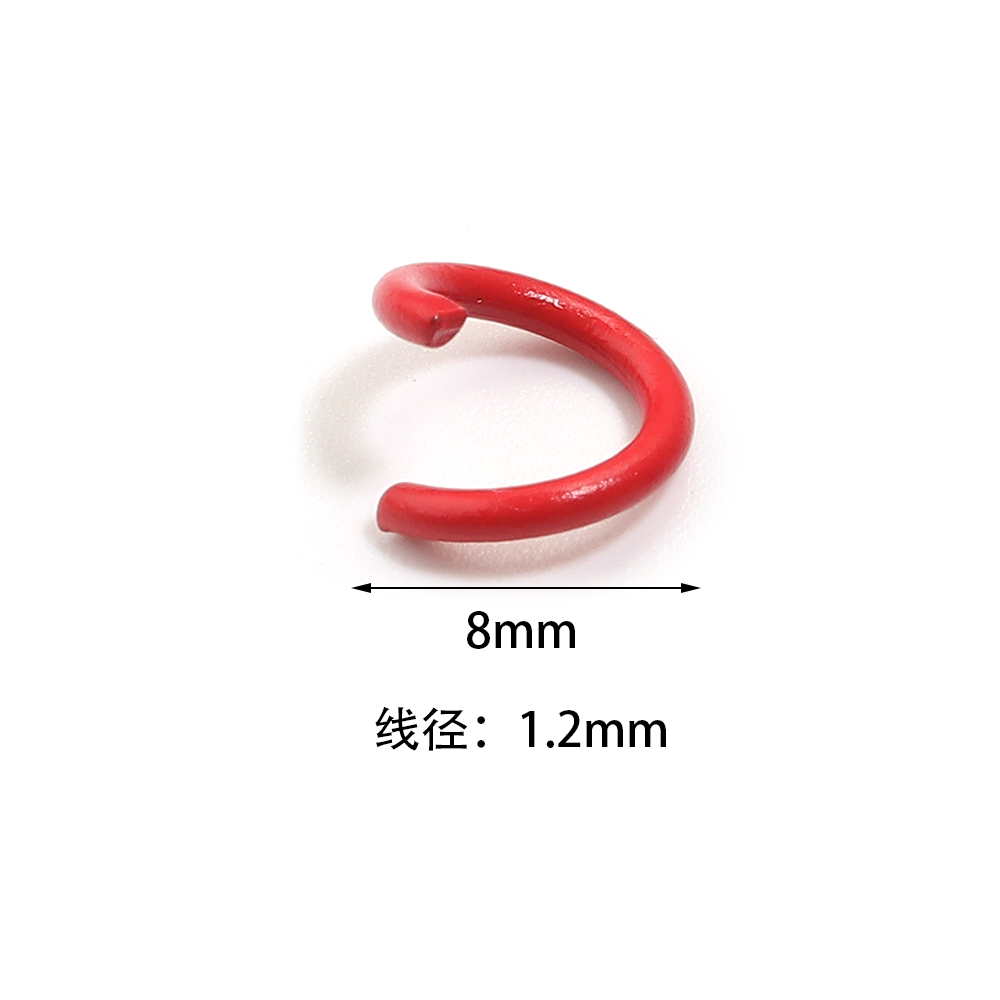 200 pcs Cincin Logam Besi Warn - Jewelry Making Closed Jump Rings ulasan dan harga