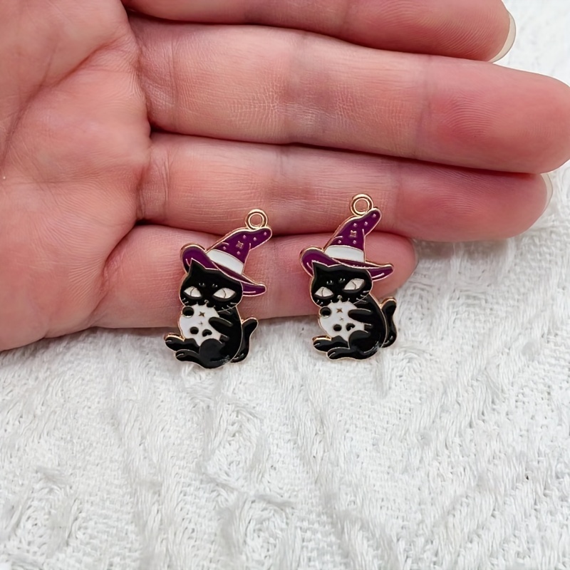 8 Liontin Kucing Berlapis Emas - Jewelry Making Guide Book ulasan dan harga