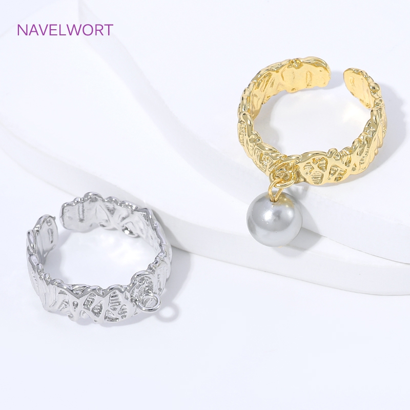 Cincin Terbuka Berlapis Emas 1 - Jewelry Making Ring Tool ulasan dan harga