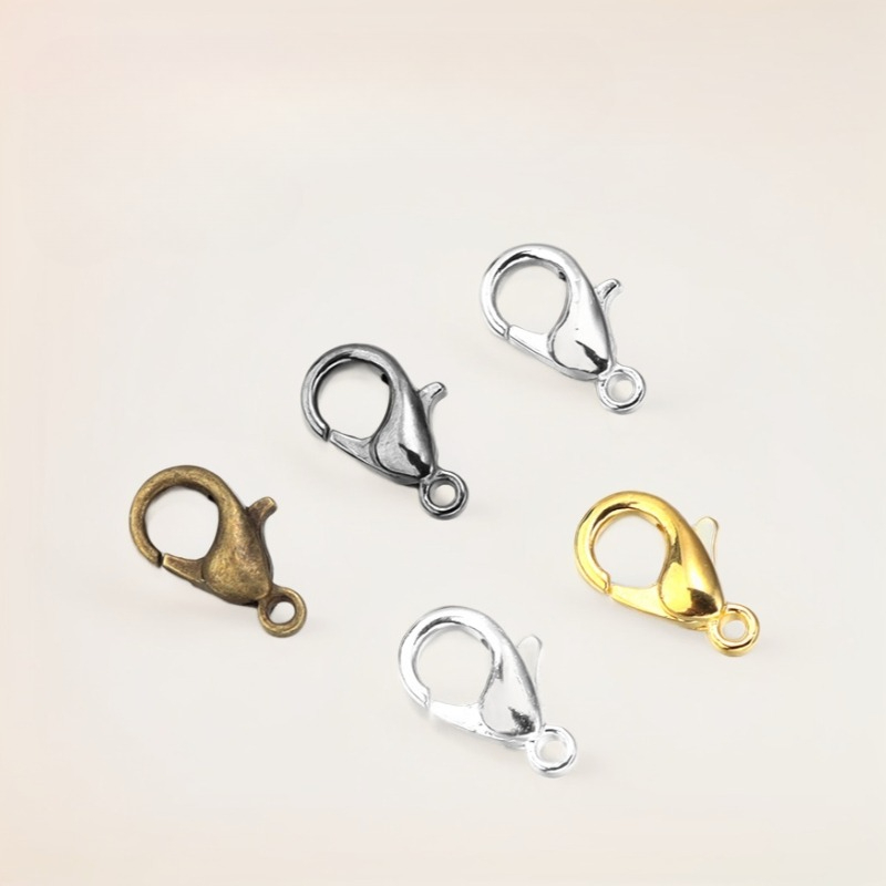 100pcs 9 12 14mm Pengait Lobst - Jewelry Making School ulasan dan harga