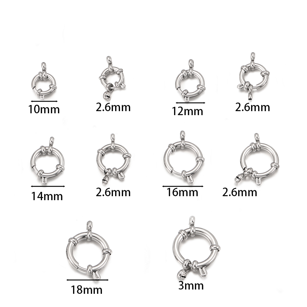 2 Buah Kait Gesper Pegas Bulat - Jewelry Making School ulasan dan harga
