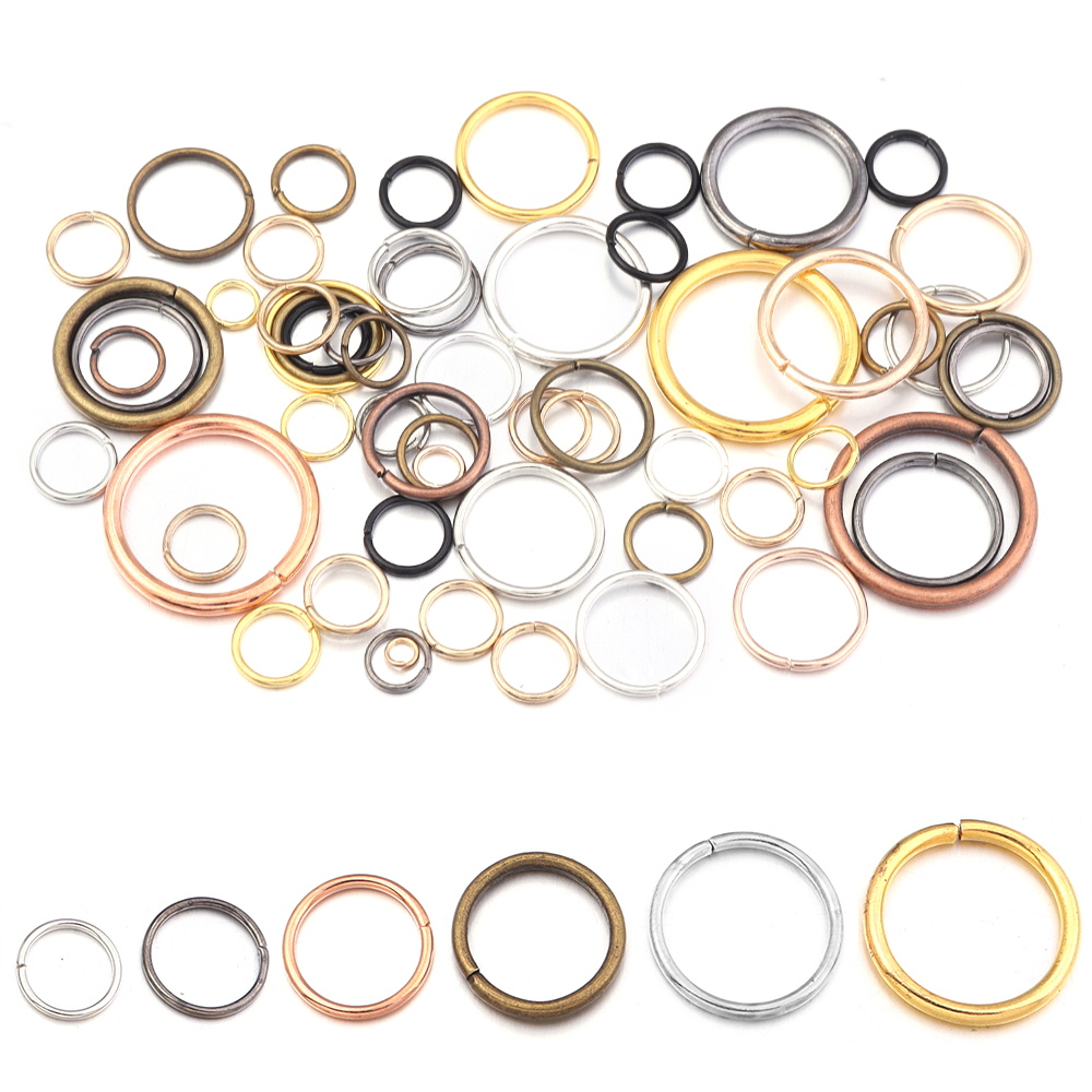 50-200 Buah/Lot 3-20Mm Cincin  - Jewelry Making Ring Tool ulasan dan harga