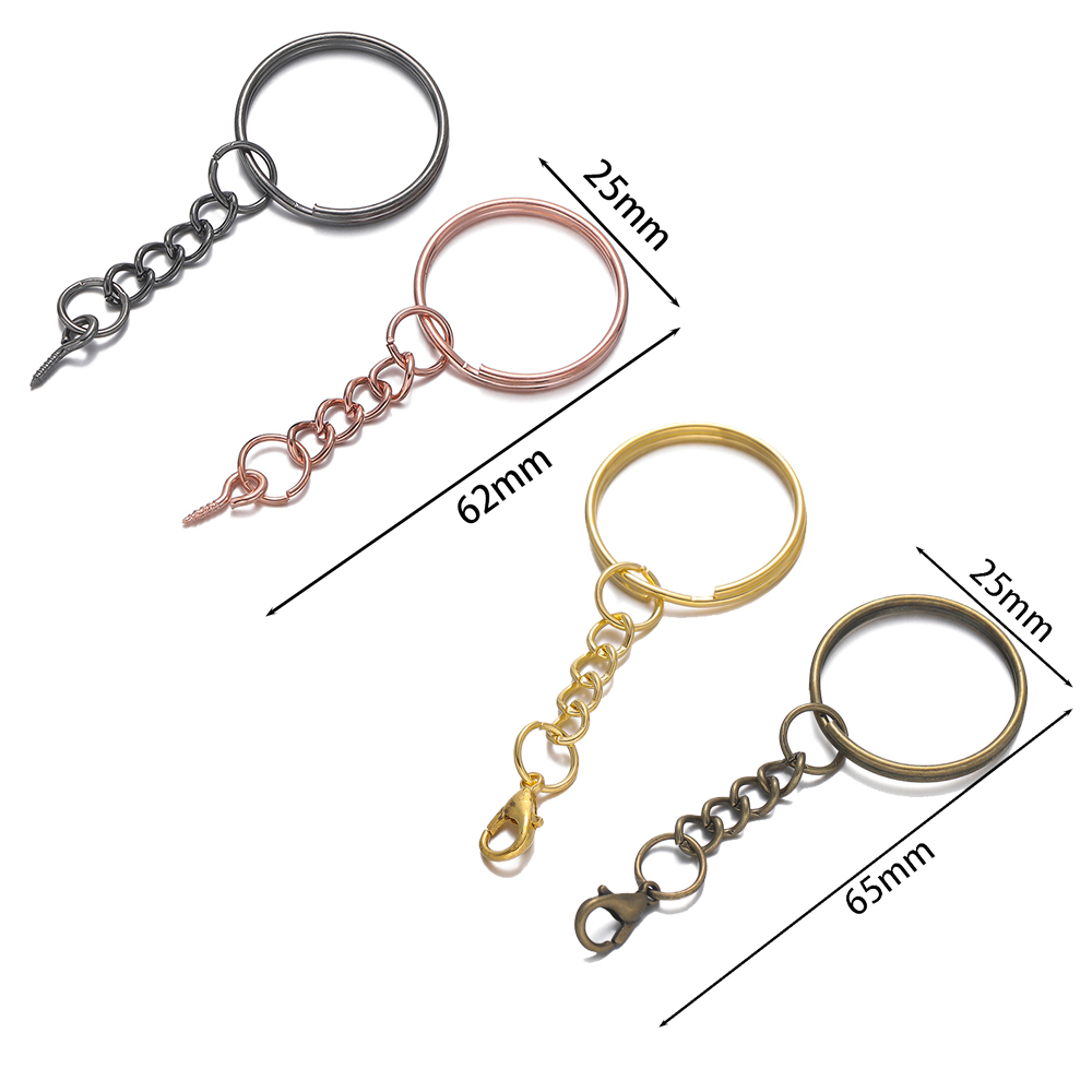 10pcs/Lot 25mm Gantungan Kunci - Jewelry Making Eye Pins ulasan dan harga