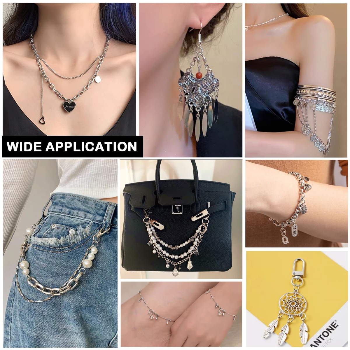 Konektor Cincin Besi Terbuka u - Jewelry Making Closed Jump Rings ulasan dan harga
