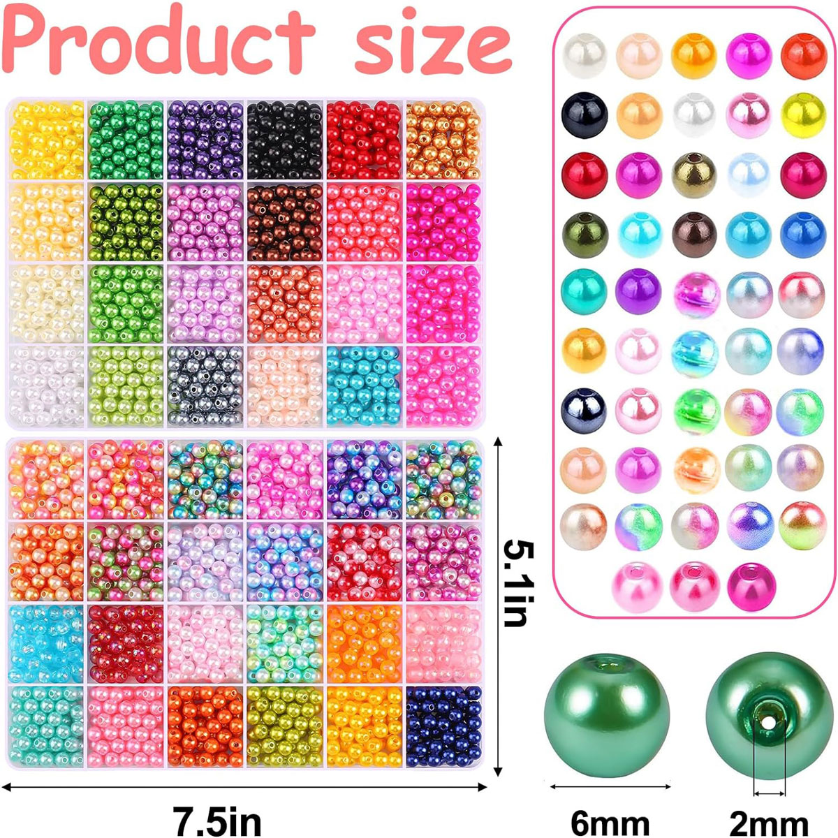 2400 buah 48 kompartemen perhi - Jewelry Making Tutorial ulasan dan harga